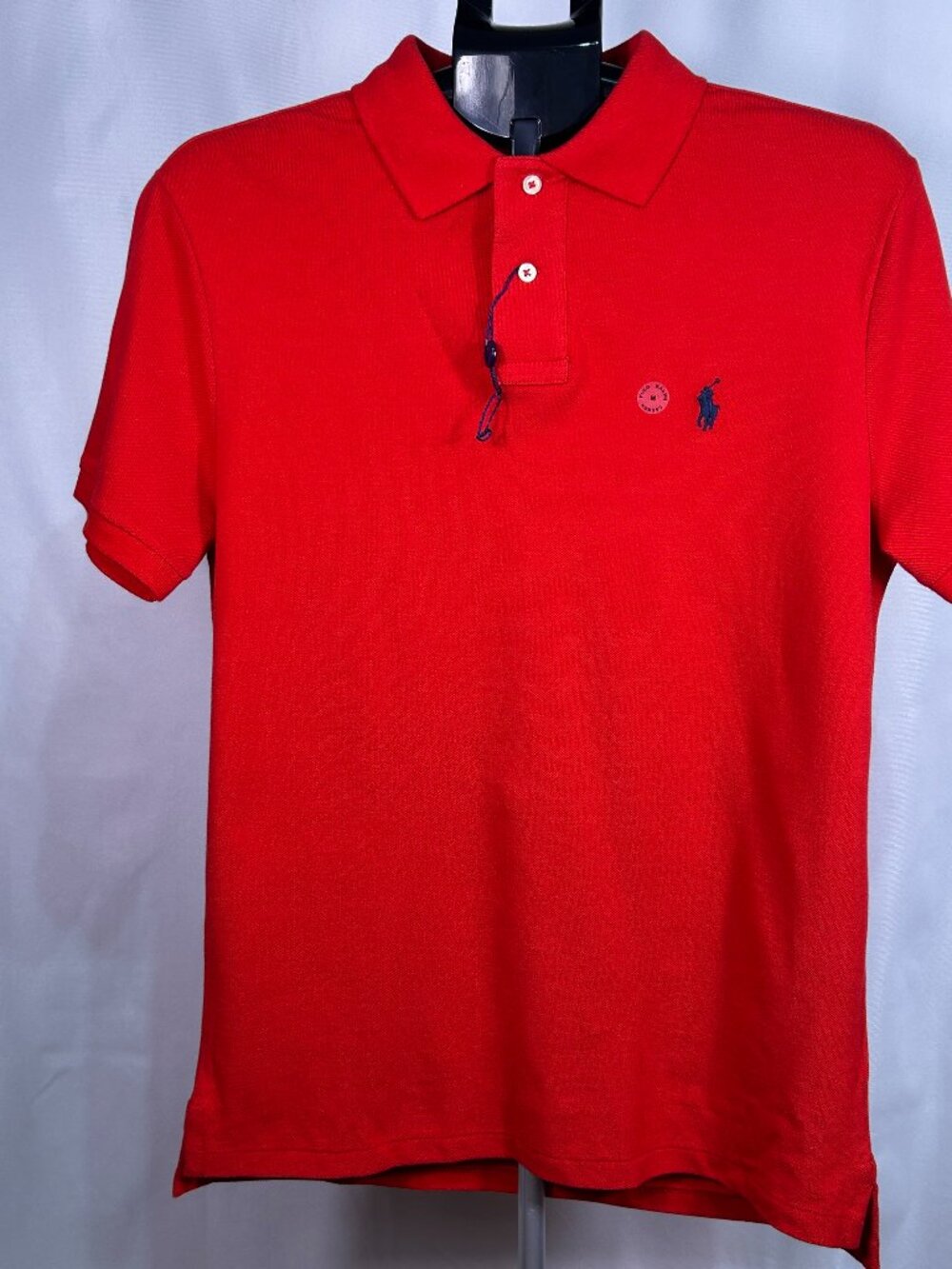 Polo Ralph Lauren Men’s Red Custom Slim Fit Polo Shirt Size M NWT